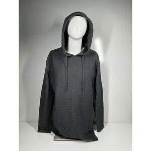 NWT Leif Nelson Gray Long Sleeve Lightweight Hooded Sweater LN6300 Mens SZ XL